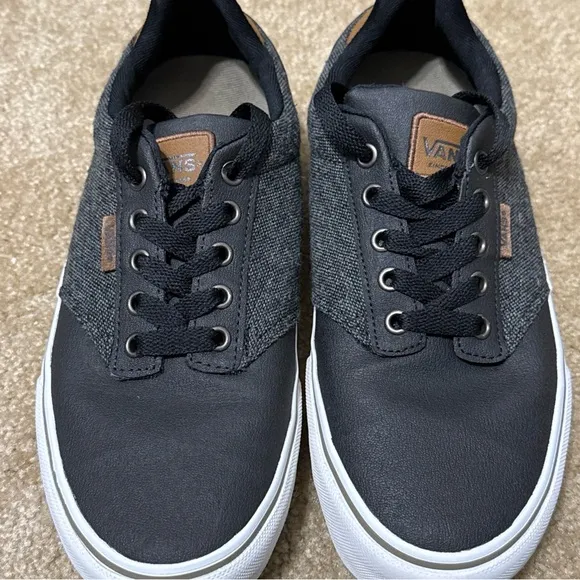 Vans Mens Shoes Size‎ 8 Off The Wall Deluxe Atwood Black/Grey/Black