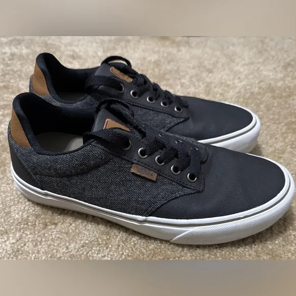 Vans Mens Shoes Size‎ 8 Off The Wall Deluxe Atwood Black/Grey/Black