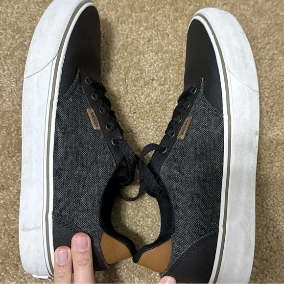 Vans Mens Shoes Size‎ 8 Off The Wall Deluxe Atwood Black/Grey/Black