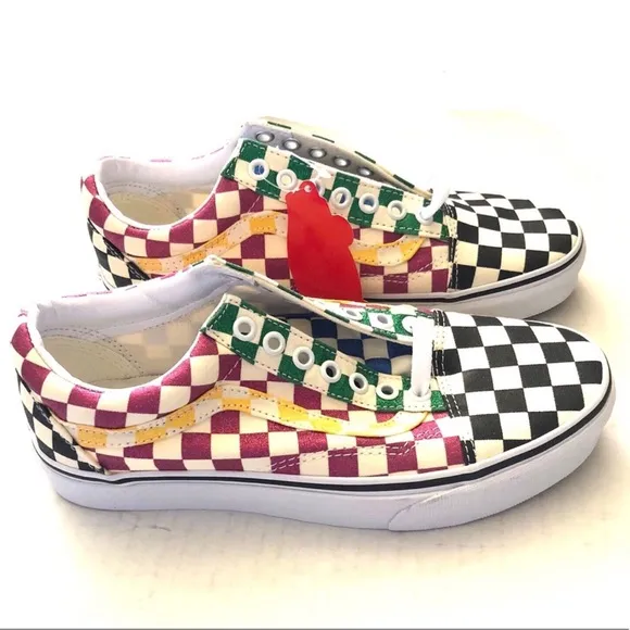 Vans Multicolor Checkered Shoes
