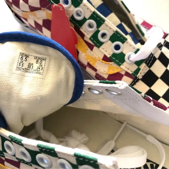Vans Multicolor Checkered Shoes