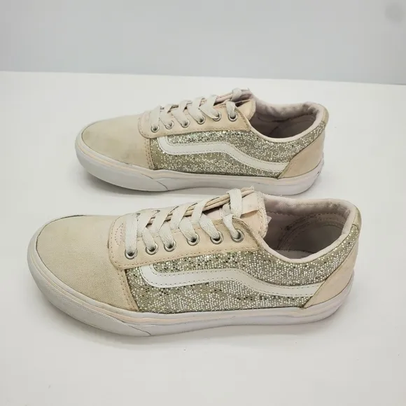 VANS My Maddie Glitter Sneakers Size 2 Shoes