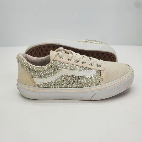 VANS My Maddie Glitter Sneakers Size 2 Shoes