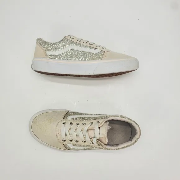 VANS My Maddie Glitter Sneakers Size 2 Shoes