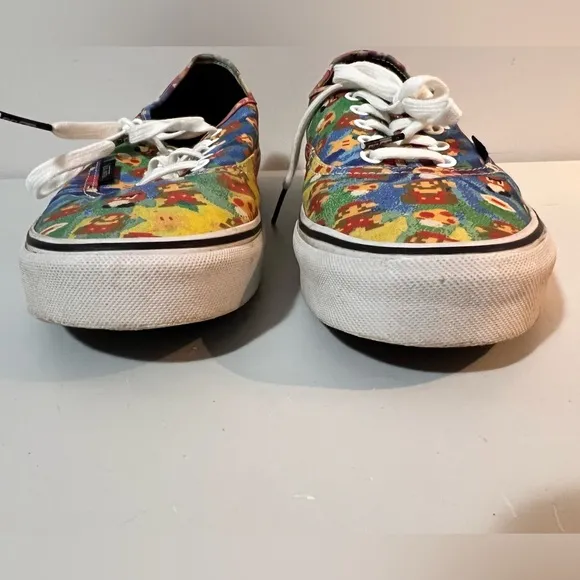 Vans Nintendo Super Mario Bros Game Over Tie Dye NES Size 10