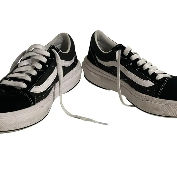 VANS Old Skool Overt CC POP COLOR BLACK sneaker shoes mens size 10.5 US