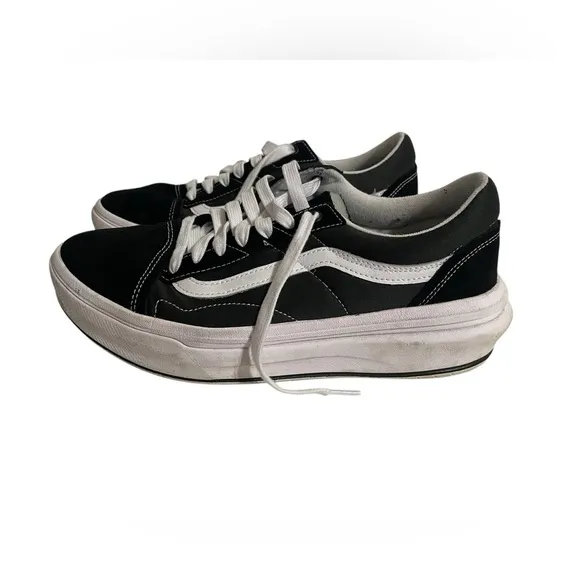 VANS Old Skool Overt CC POP COLOR BLACK sneaker shoes mens size 10.5 US