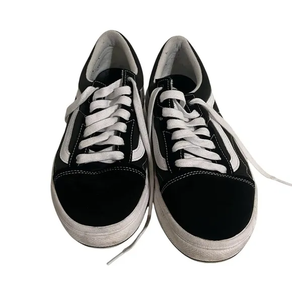 VANS Old Skool Overt CC POP COLOR BLACK sneaker shoes mens size 10.5 US