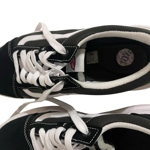 VANS Old Skool Overt CC POP COLOR BLACK sneaker shoes mens size 10.5 US