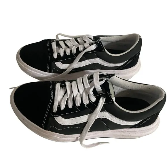 VANS Old Skool Overt CC POP COLOR BLACK sneaker shoes mens size 10.5 US