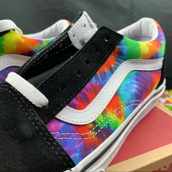 Vans Old Skool Rainbow Tie Dye Womens Various Sizes