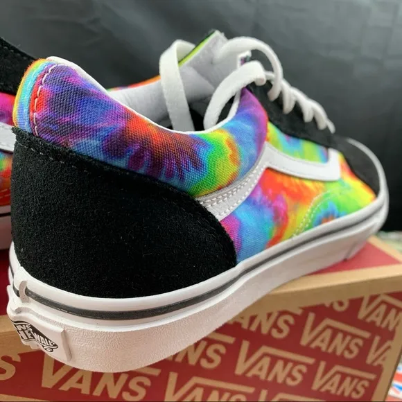 Vans Old Skool Rainbow Tie Dye Womens Various Sizes