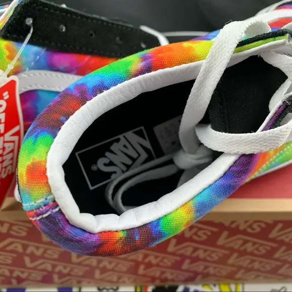 Vans Old Skool Rainbow Tie Dye Womens Various Sizes