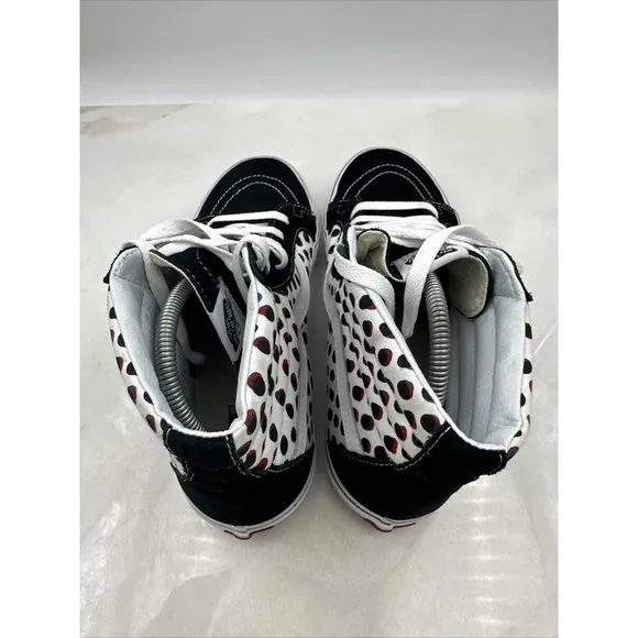 Vans Sk8-Hi Reissue Spotted Americana Black/White/Red/Blue Shoes Mens 11.5