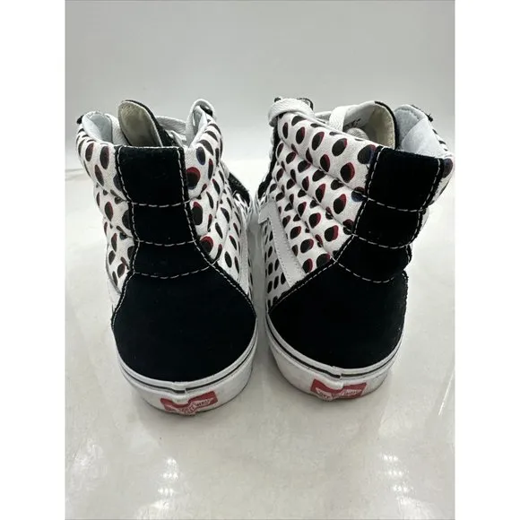 Vans Sk8-Hi Reissue Spotted Americana Black/White/Red/Blue Shoes Mens 11.5