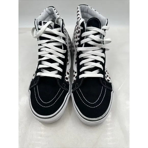 Vans Sk8-Hi Reissue Spotted Americana Black/White/Red/Blue Shoes Mens 11.5