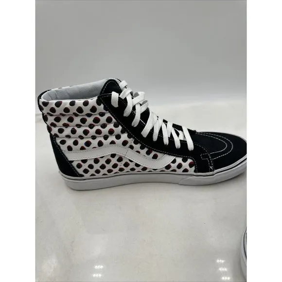 Vans Sk8-Hi Reissue Spotted Americana Black/White/Red/Blue Shoes Mens 11.5