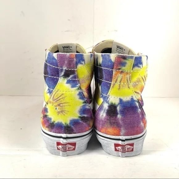 Vans Sk8-Hi Tapered (Washed) Tie-Dye Sneaker Size 13 Men
