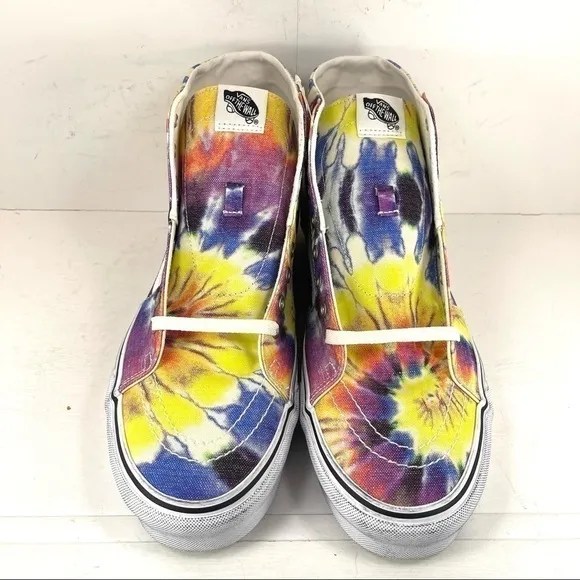 Vans Sk8-Hi Tapered (Washed) Tie-Dye Sneaker Size 13 Men