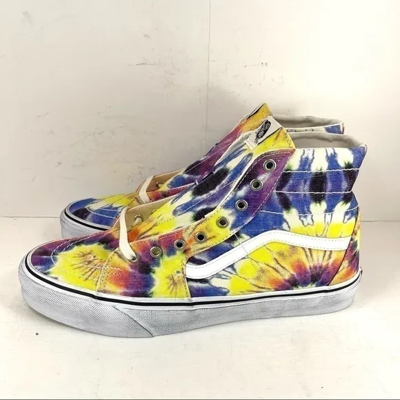 Vans Sk8-Hi Tapered (Washed) Tie-Dye Sneaker Size 13 Men
