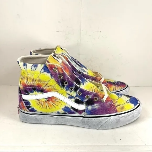 Vans Sk8-Hi Tapered (Washed) Tie-Dye Sneaker Size 13 Men