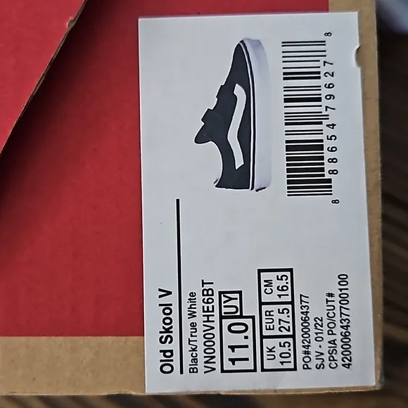 VANS VELCRO SHOES