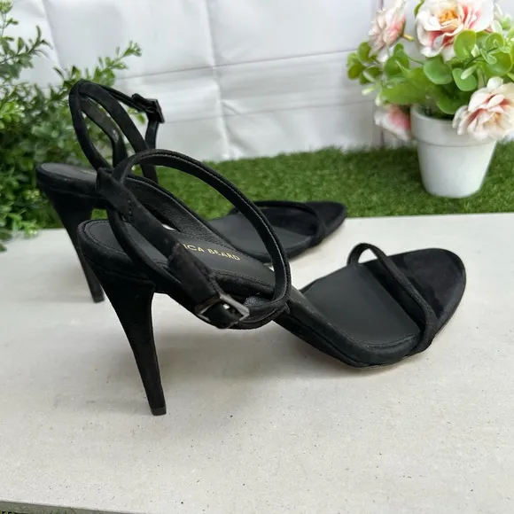 Veronica BeardMaya 95MM Leather Sandals black size 8.5 $450 NEW