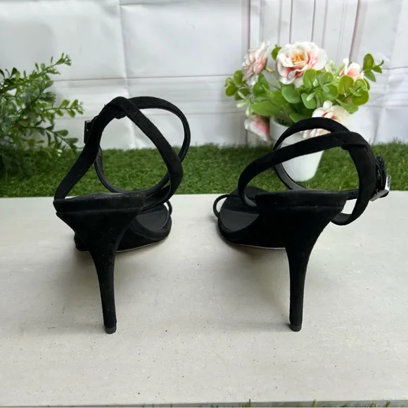 Veronica BeardMaya 95MM Leather Sandals black size 8.5 $450 NEW