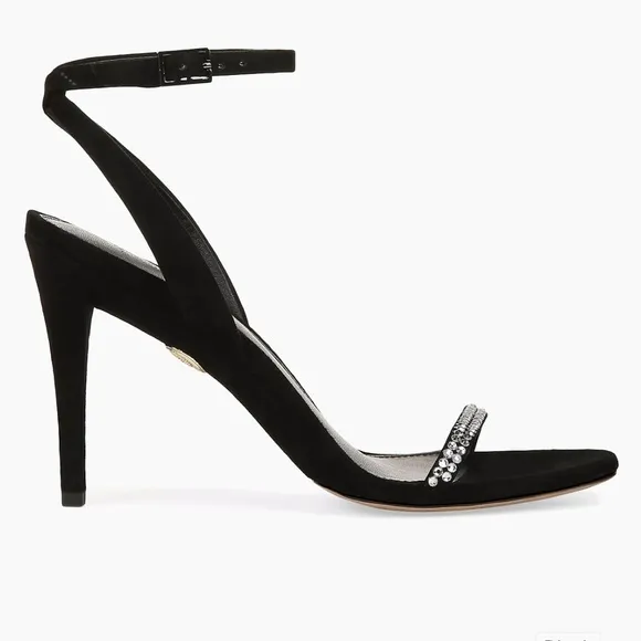 Veronica BeardMaya 95MM Leather Sandals black size 8.5 $450 NEW
