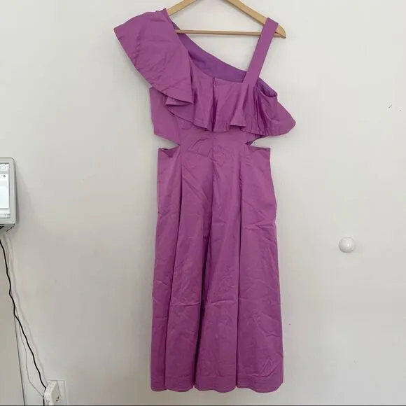 Veronica Beard Beilla One-Shoulder Dress
