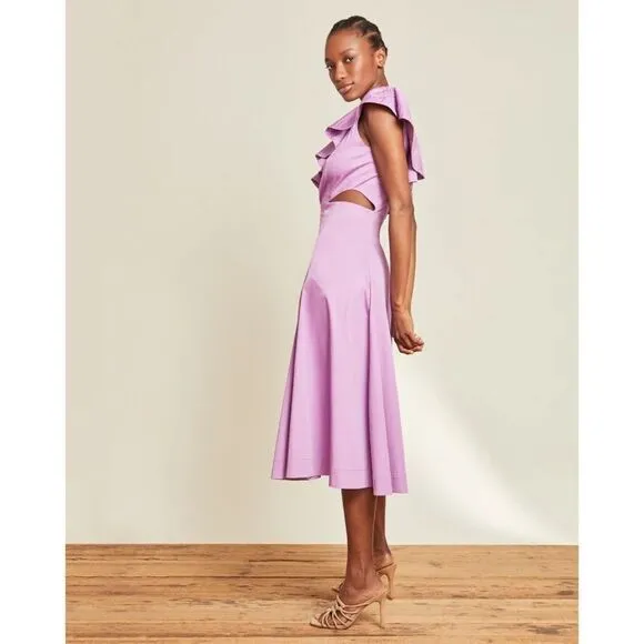 Veronica Beard Beilla One-Shoulder Dress