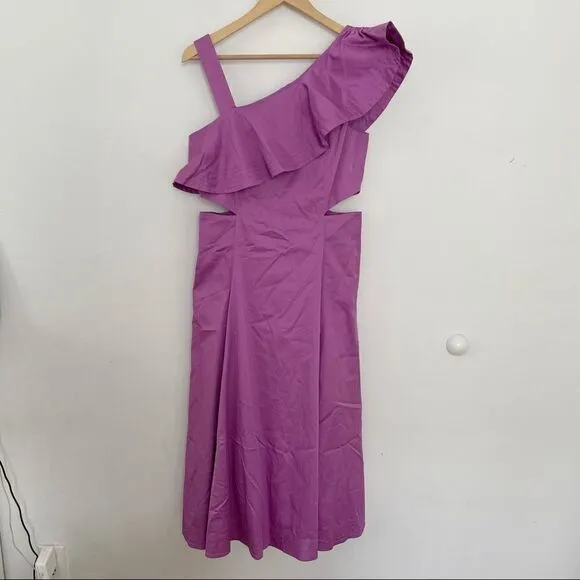 Veronica Beard Beilla One-Shoulder Dress