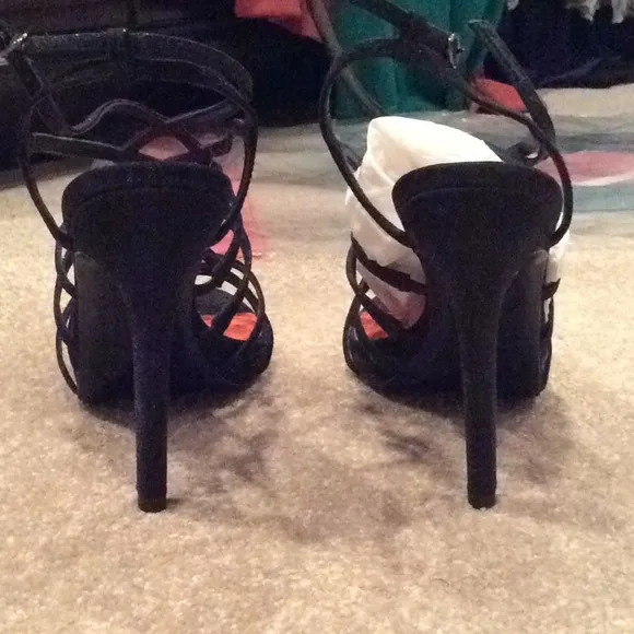 Via Spiga black glitter heels, nib, 9.5m