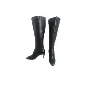 Via Spiga Womens Anya Tall Leather Boots Stiletto Sz 7.5 Dress Boots Vero Cuoio