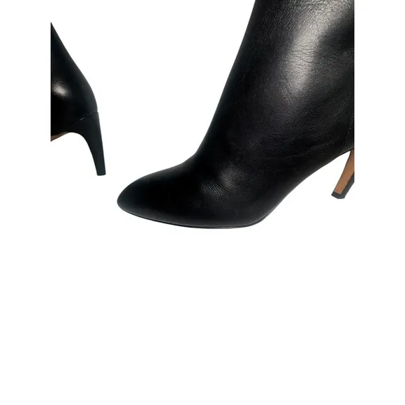 Via Spiga Womens Anya Tall Leather Boots Stiletto Sz 7.5 Dress Boots Vero Cuoio