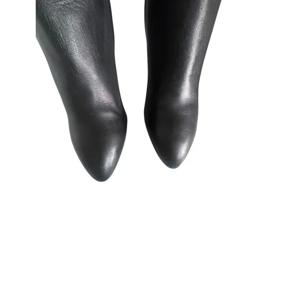 Via Spiga Womens Anya Tall Leather Boots Stiletto Sz 7.5 Dress Boots Vero Cuoio