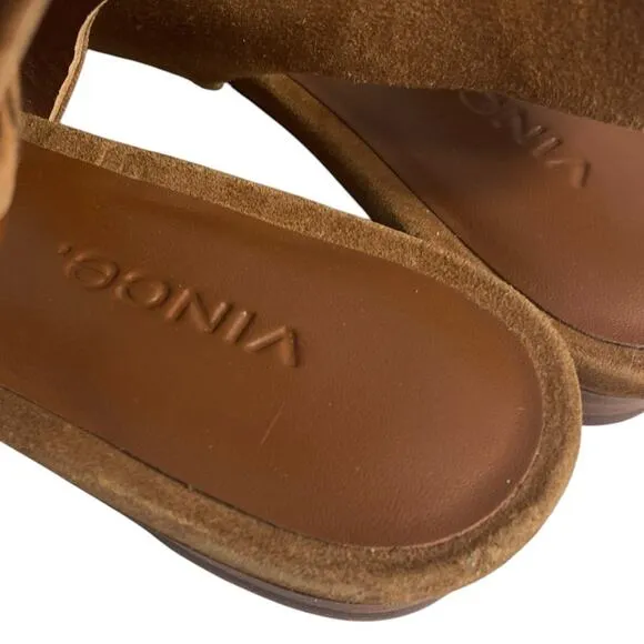 VINCE $330 vida slingback flats shoes 5.5