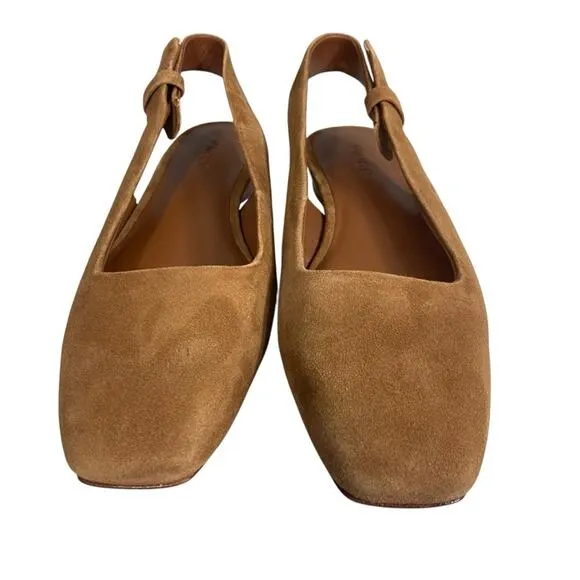 VINCE $330 vida slingback flats shoes 5.5