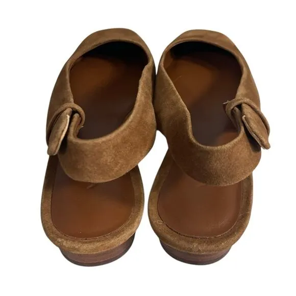VINCE $330 vida slingback flats shoes 5.5