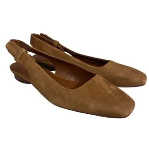 VINCE $330 vida slingback flats shoes 5.5