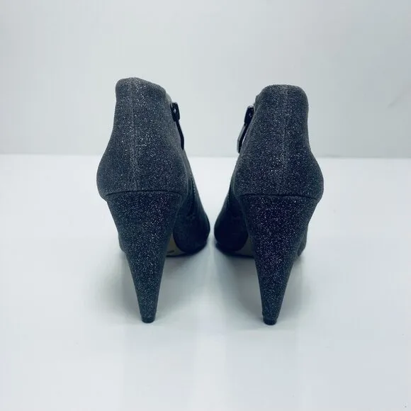 Vince Camuto Shoes Heels Sz 5 1/2 B Women’s Amoby Glitter Heels Gray Black  New