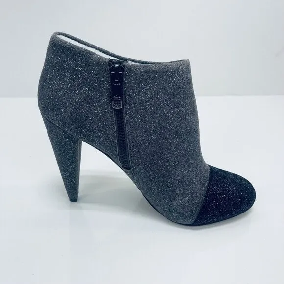 Vince Camuto Shoes Heels Sz 5 1/2 B Women’s Amoby Glitter Heels Gray Black  New