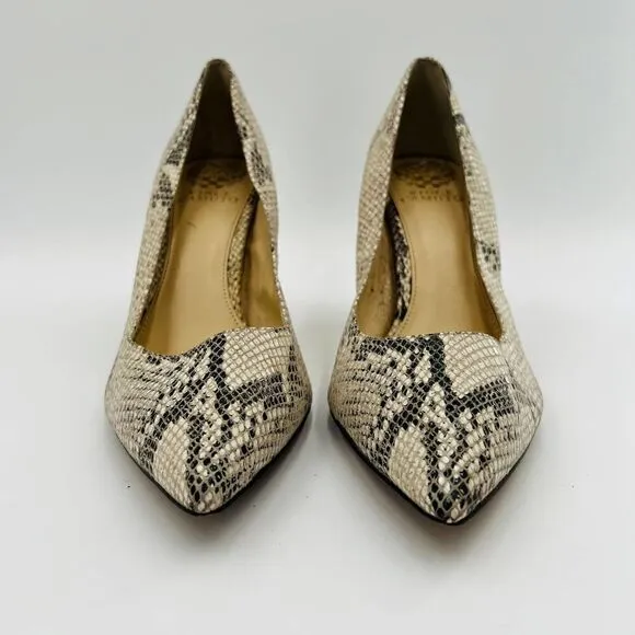Vince Camuto Snake-Embossed Pumps Women's Shoes Size 11