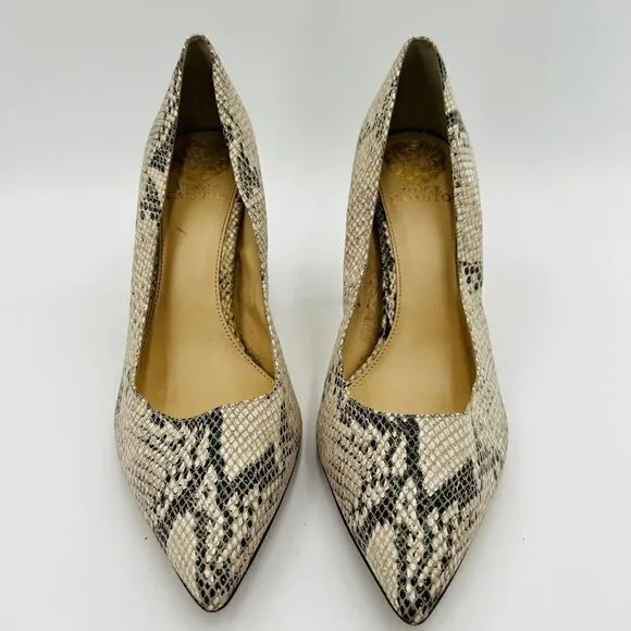 Vince Camuto Snake-Embossed Pumps Women's Shoes Size 11