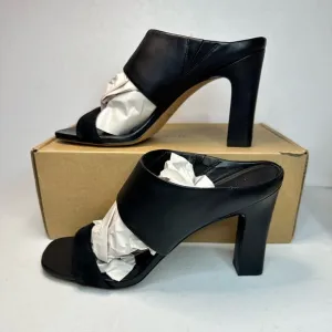Vince Quinn High Heel Mule Sandals black casual formal party wedding summer