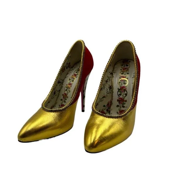 VINTAGE Authentic Gucci Razzle Dazzle Heels Size EU 37.5 / US 6.5