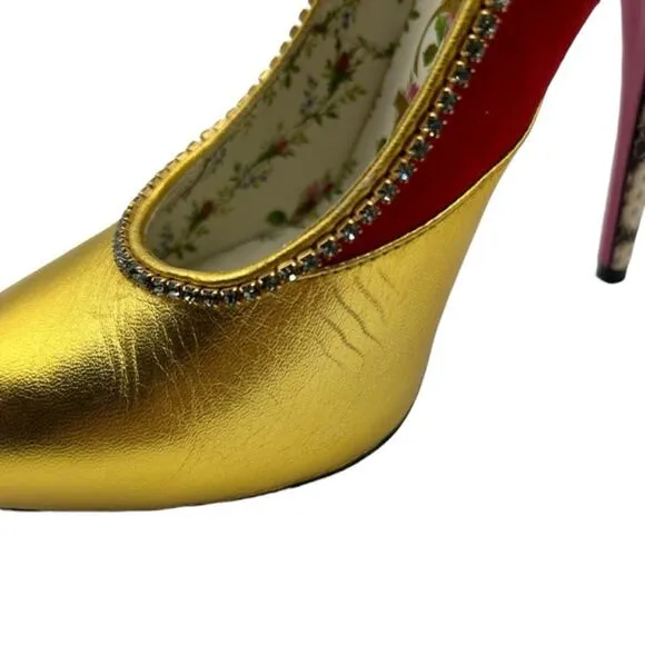 VINTAGE Authentic Gucci Razzle Dazzle Heels Size EU 37.5 / US 6.5