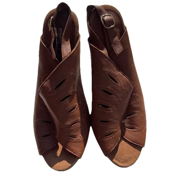 Vintage Bellini Women's ULLIN Women’s Heels Shoes Size 10 Brown Leather Western