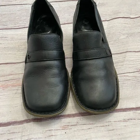 Vintage Dr. Martens Women's Dana Leather Pumps Lug Sole Black Size 10