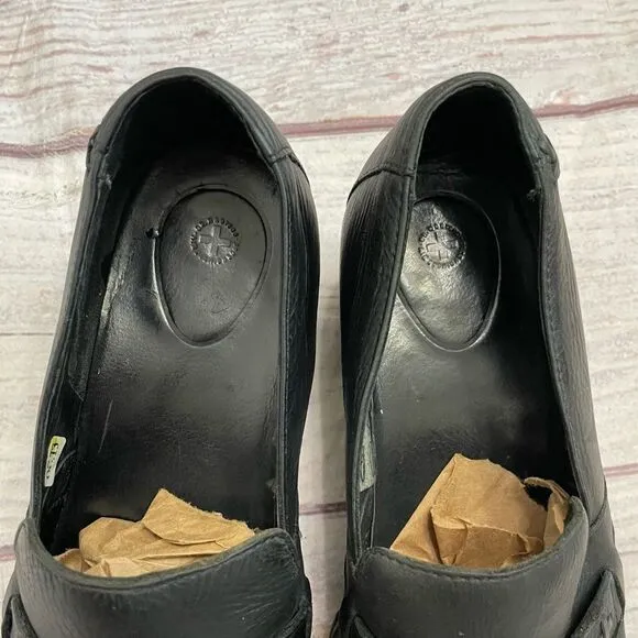 Vintage Dr. Martens Women's Dana Leather Pumps Lug Sole Black Size 10